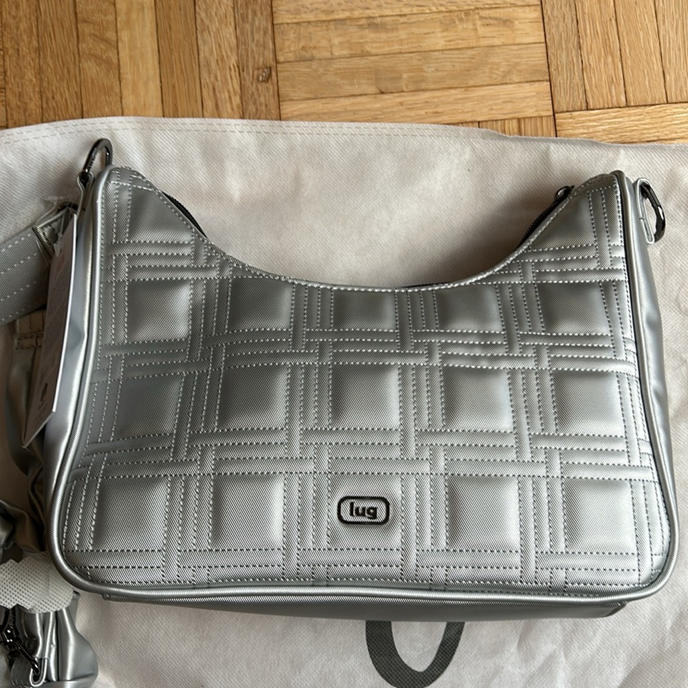 Lug Groove Satin Luxe Crossbody Bag
